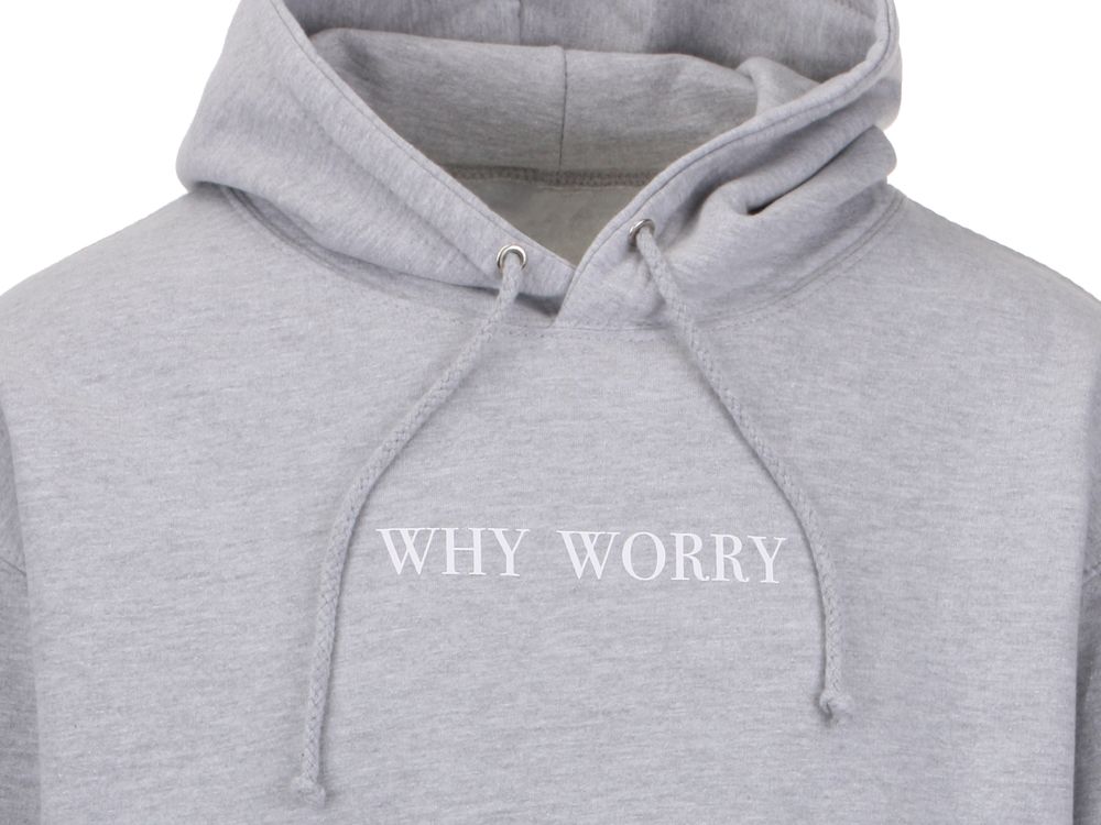Trui Grijs ‘Why Worry‘